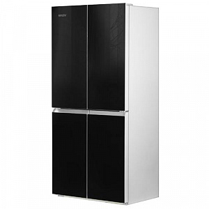 Холодильник Ginzzu NFK-425 Black glass